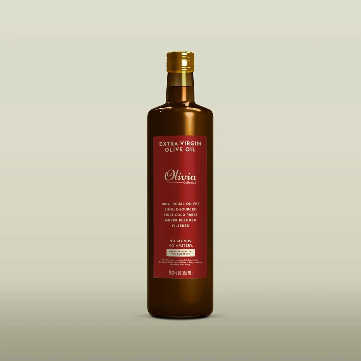 Olivia LaBomba EVOO 750 ML Bottle