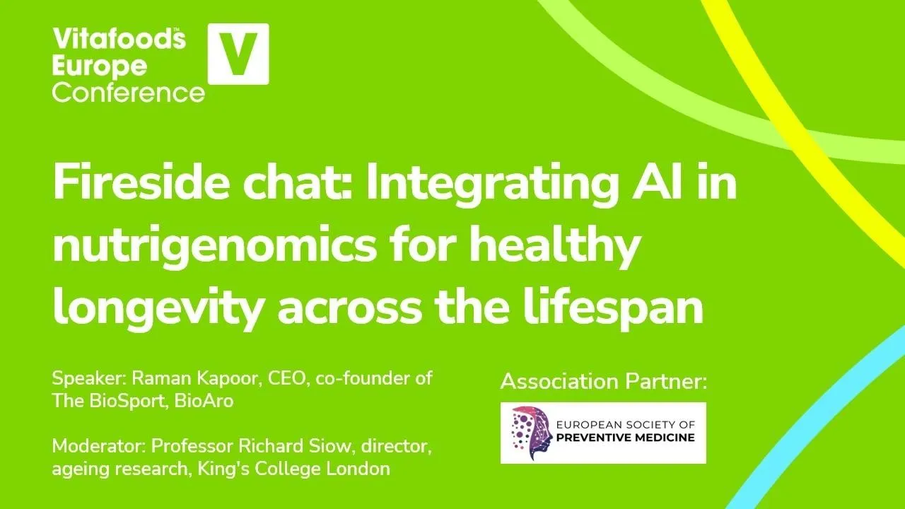 Fireside chat: Integrating AI in nutrigenomics for healthy longevity across the lifespan