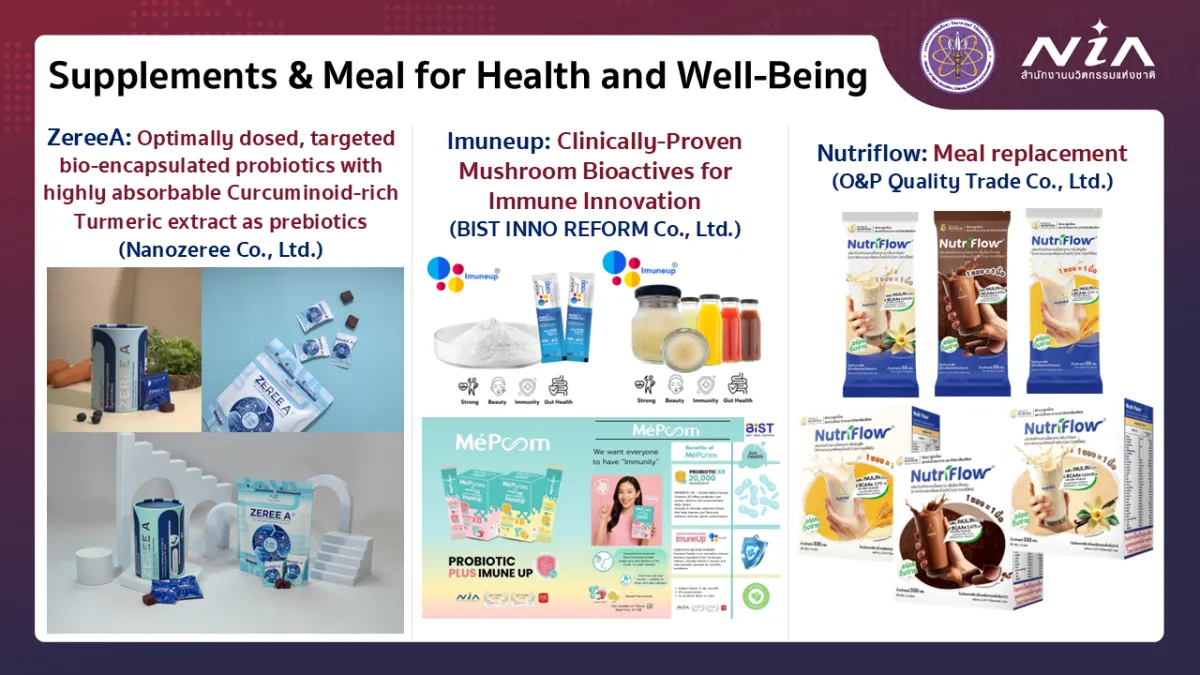Supplements & Meal for Health and Well-Being
