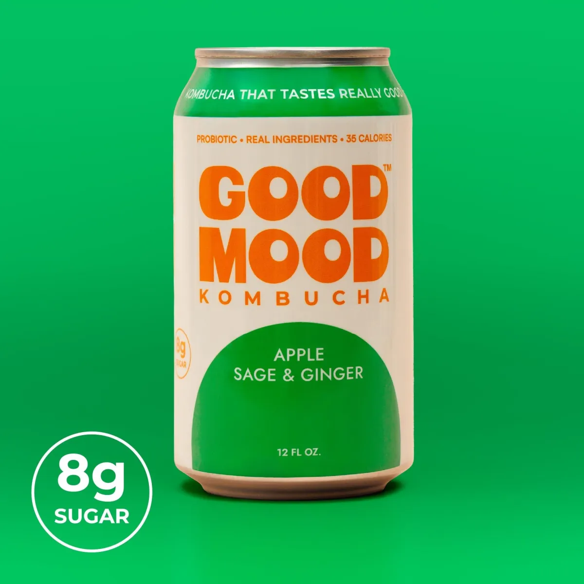 GoodMood Kombucha- Apple Sage & Ginger