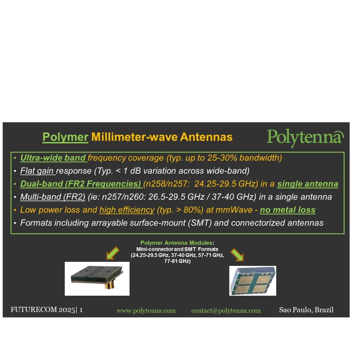 mmWave / 5G Antenna Modules