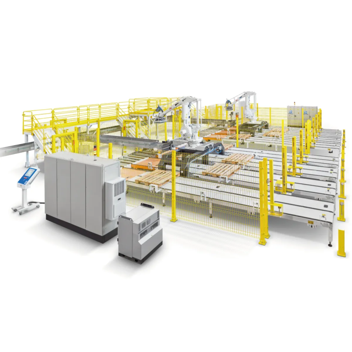 Multipaletizadora com Robô - Caixas/Fardos