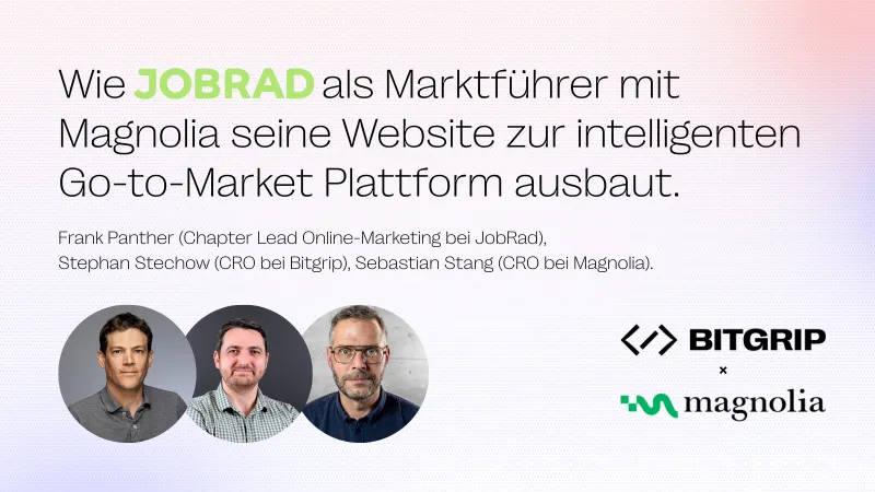 Wie JobRad als Marktführer seine Website zur intelligenten Go-to-Market Plattform ausbaut.