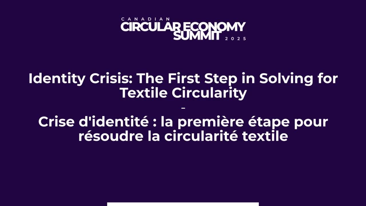 Identity Crisis: The First Step in Solving for Textile Circularity