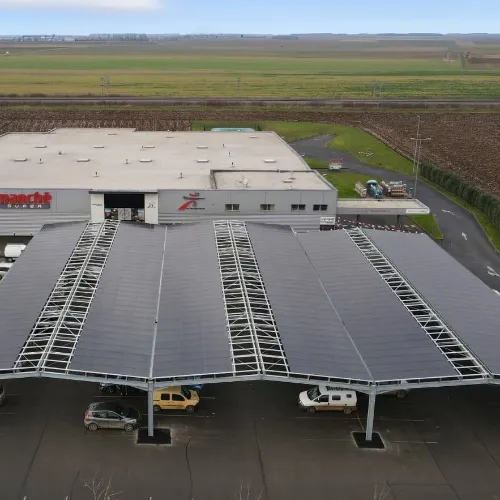 Ombrières photovoltaïques