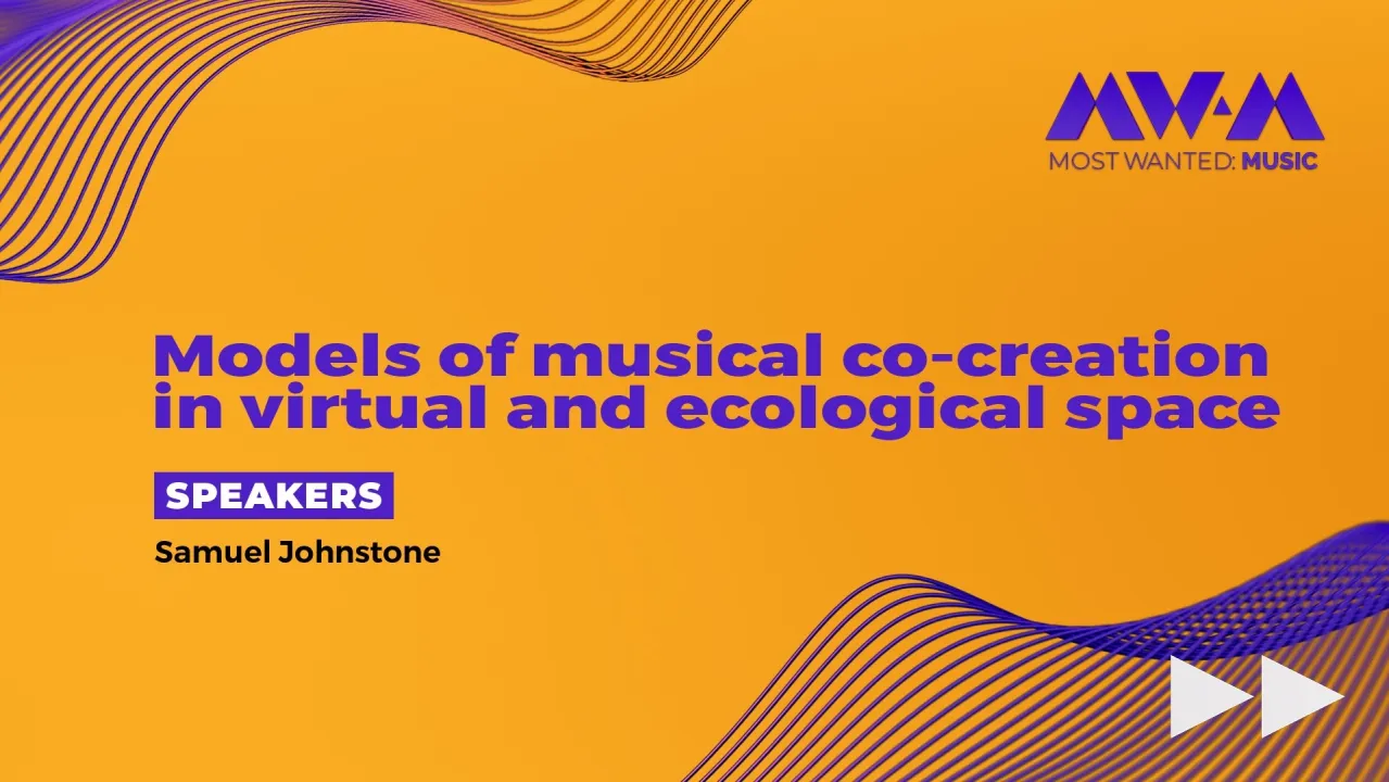 Models of musical co-creation in virtual and ecological space