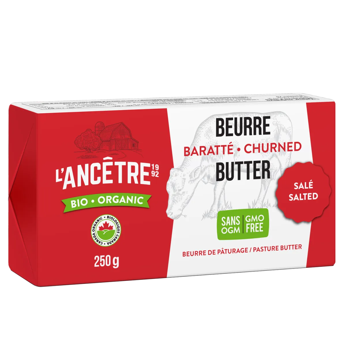 Organic salted butter