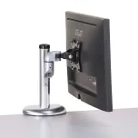 Gas Spring Single Monitor Arm Desk Mount for LCD Screen up to 27 inches