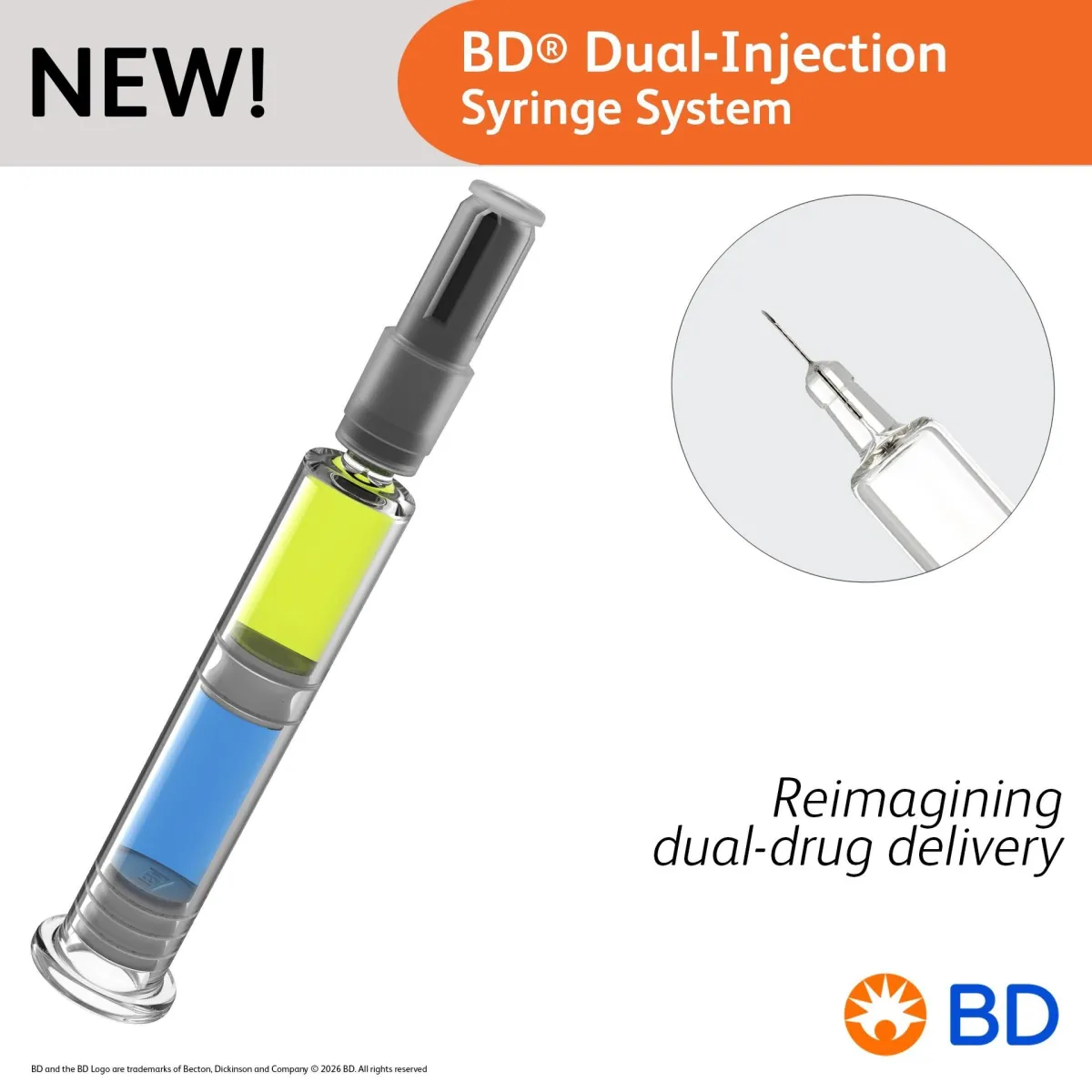 BD® Dual-Injection Syringe System