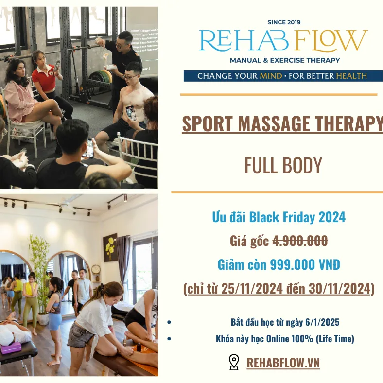 Khóa học Online - Sport Massage Therapy - Full Body !!!
