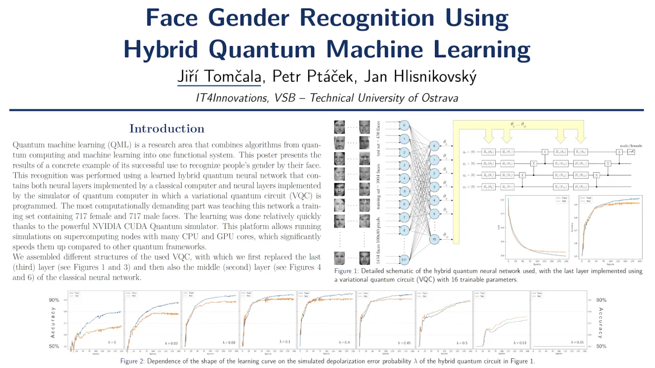 Face Gender Recognition Using Hybrid Quantum Machine Learning