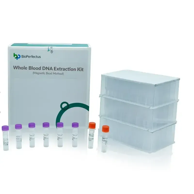 Kit de Extração de DNA de Sangue Total (Método de Esferas Magnéticas)