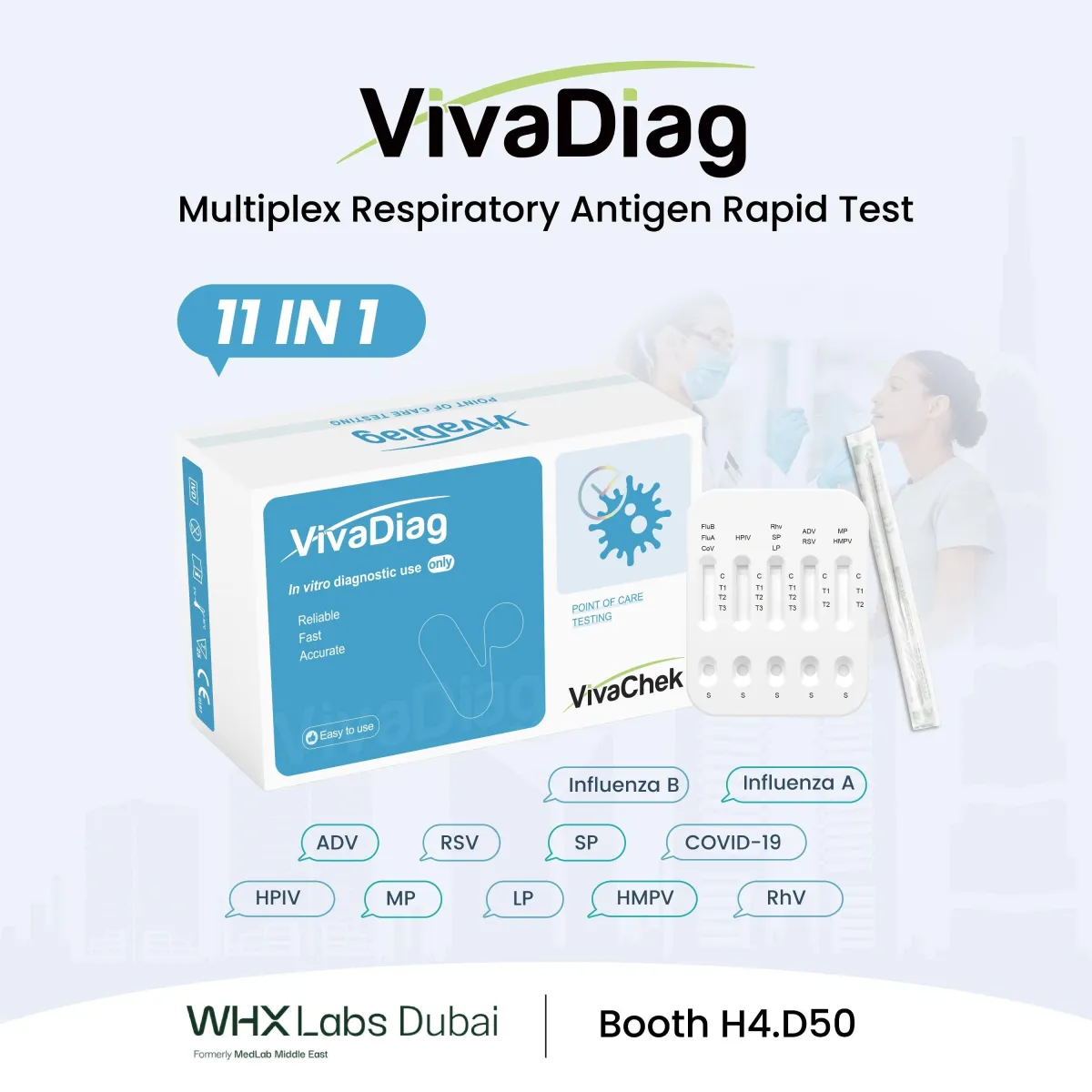 VivaDiag Multiplex Respiratory Antigen Rapid Test