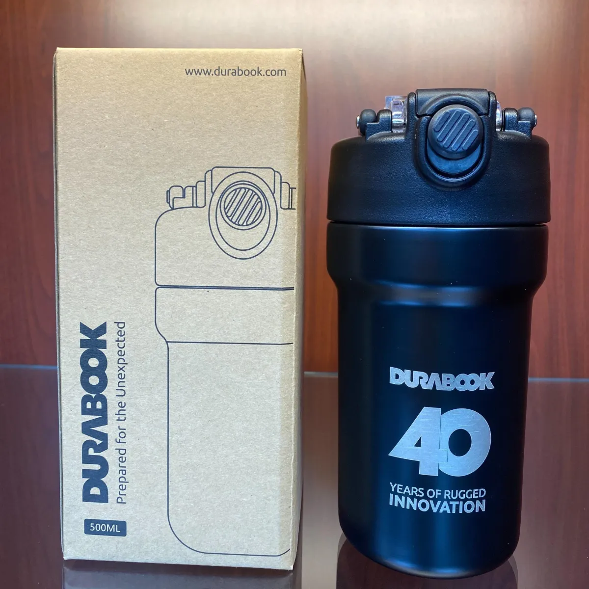 Durabook 40th Anniversary Water Bottle