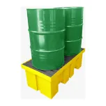 PALLET DE CONTENÇÃO – 240 LITROS – 660x1310x470 – 2 TAMBORES