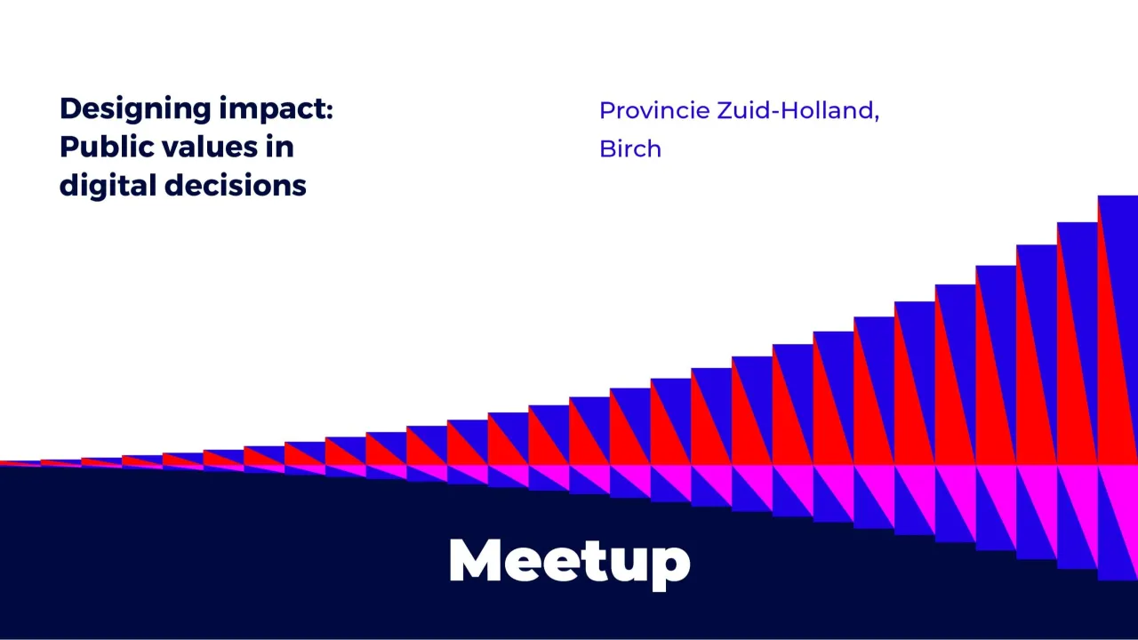 Designing impact: Public values in digital decisions