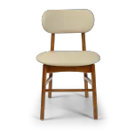 Cadeira Prominenza com Encosto Estofado, Encosto em Madeira e Encosto em Telinha