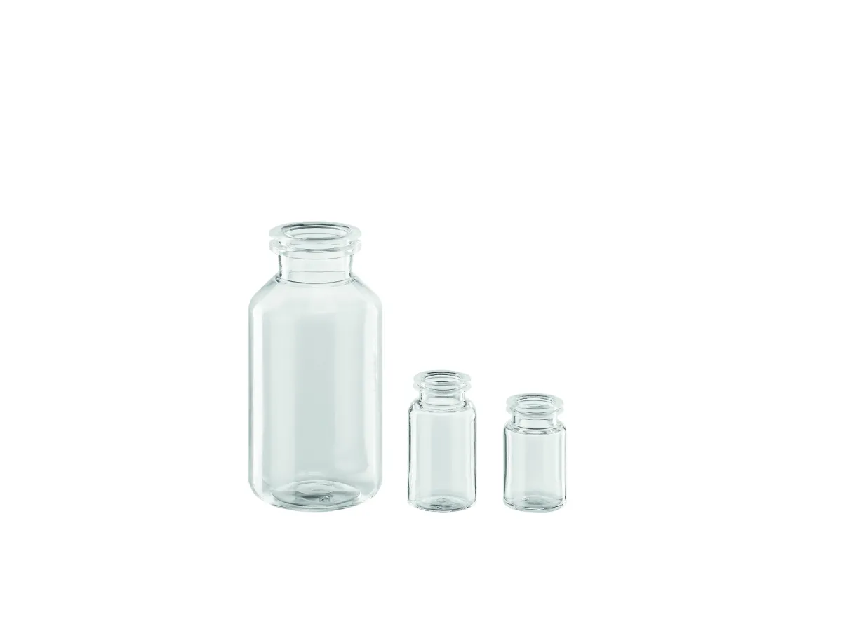 COP injection bottles with crimp neck finish