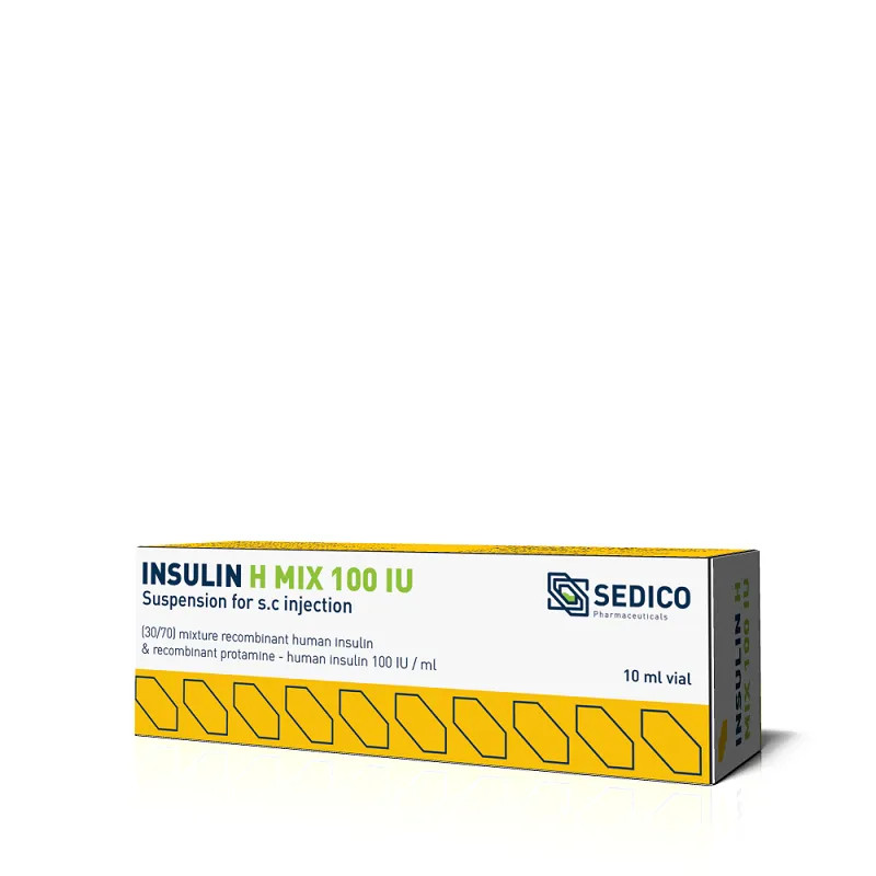 Insulin H Mix 100 IU Vial 100 IU 1 vial 10ml