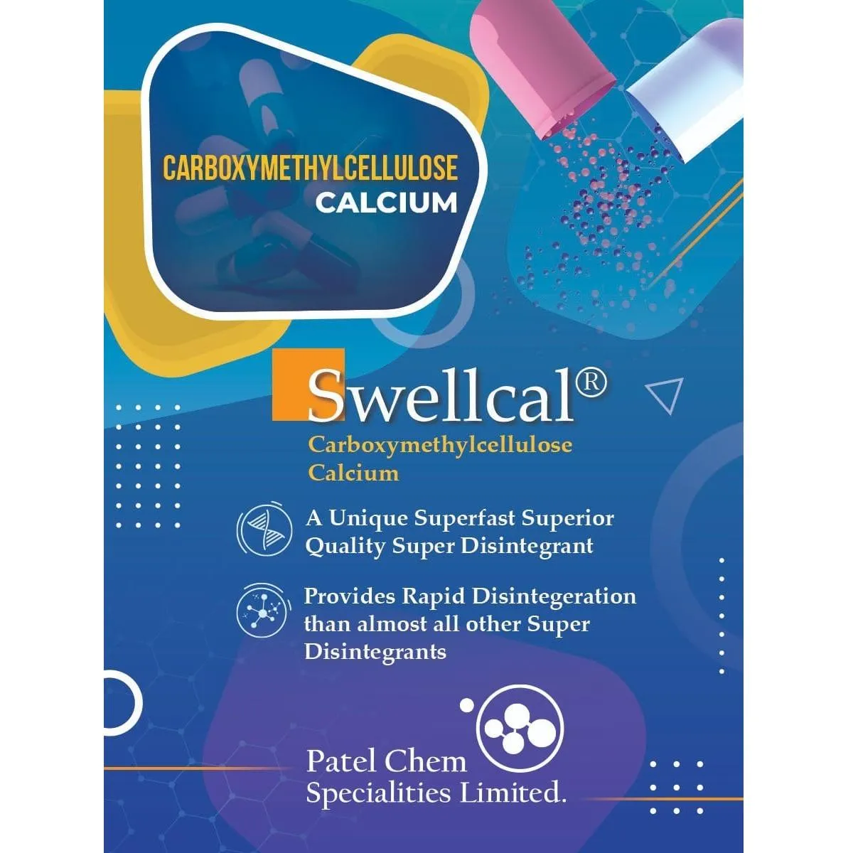 Swellcal® - Calcium Carboxymethyl Cellulose