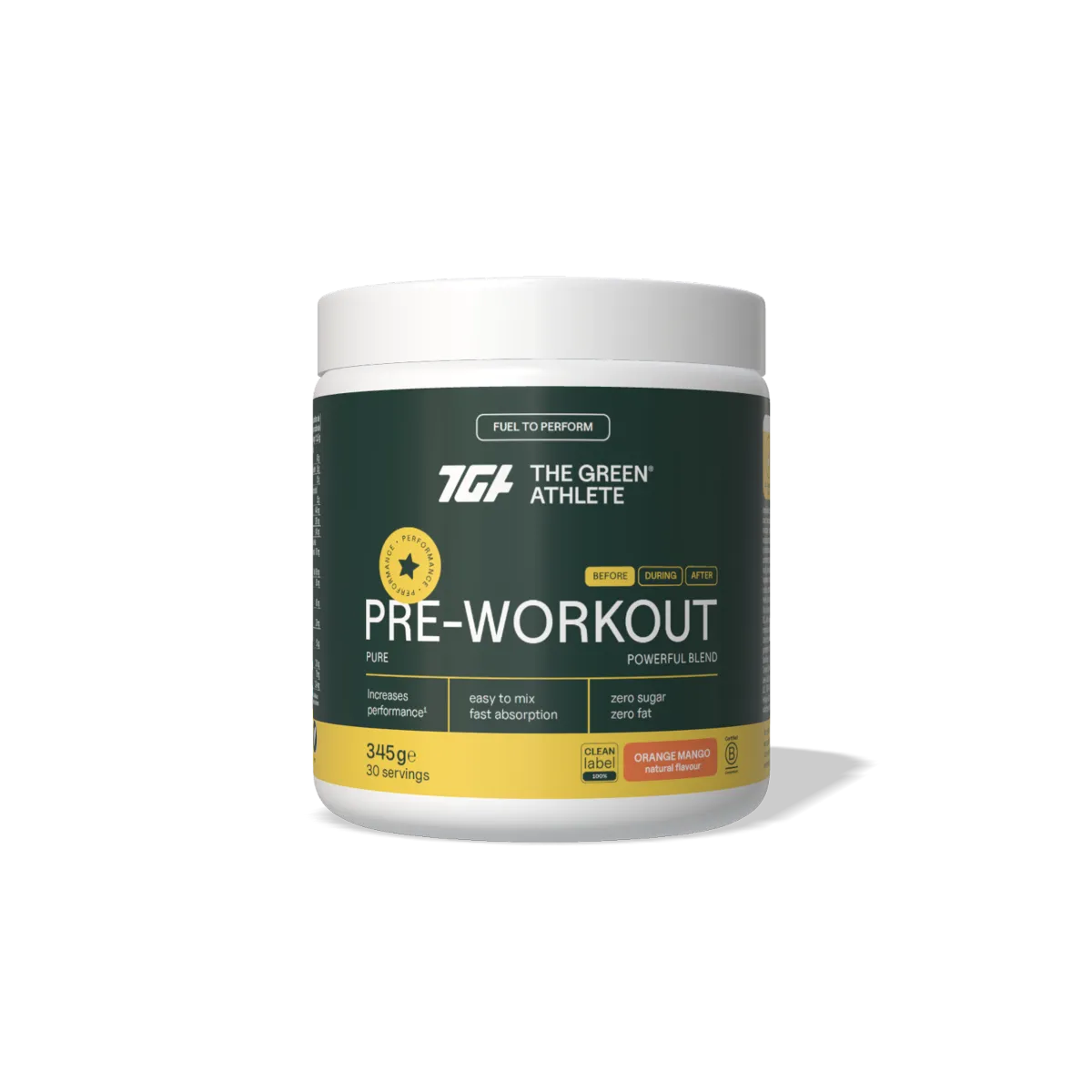 The Green Athlete Pre workout