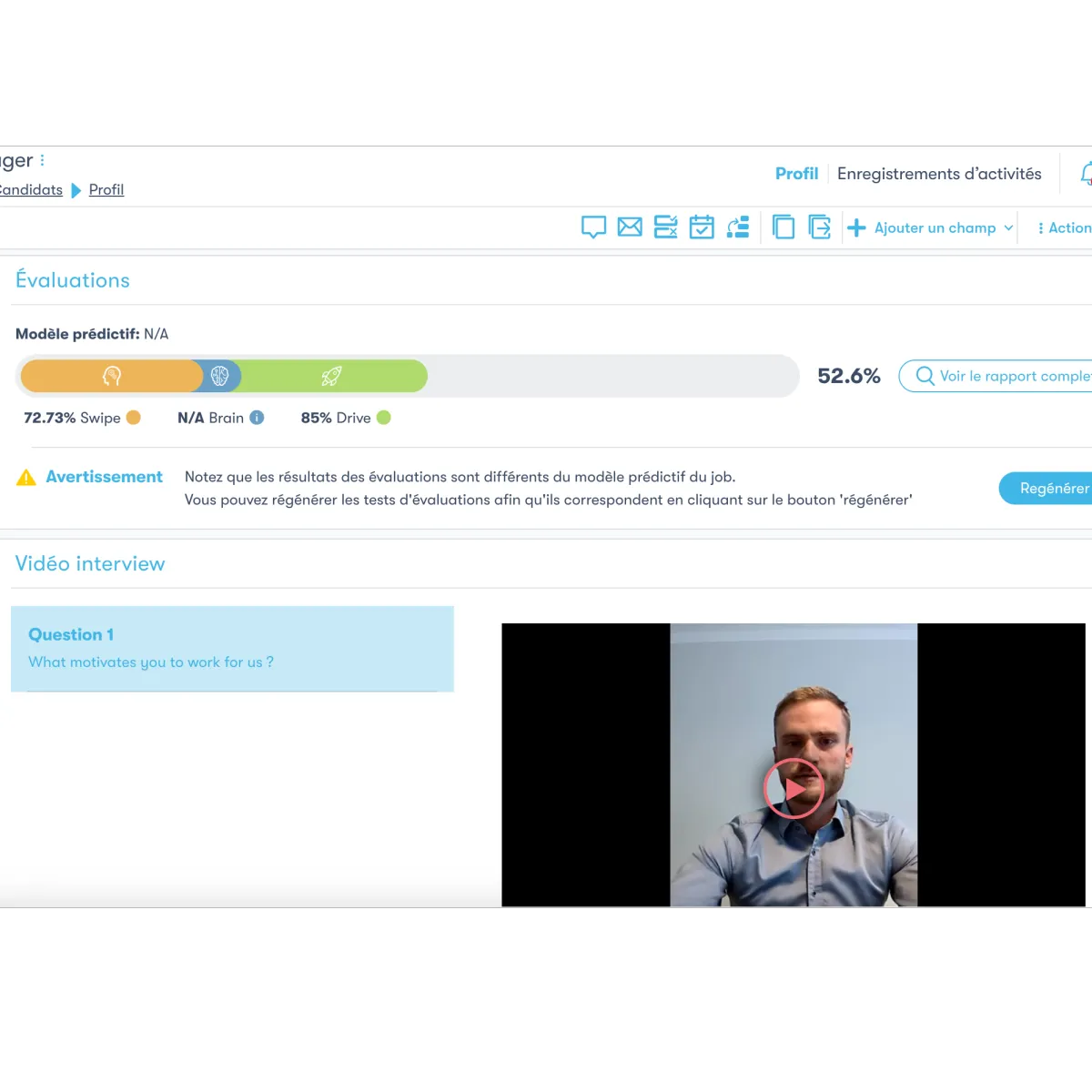 Plateforme de recrutement skeeled