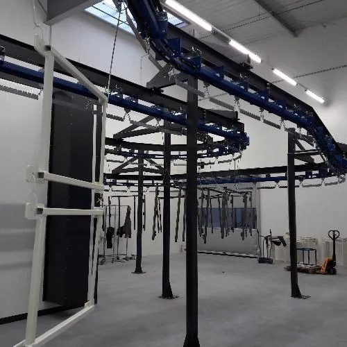 Installation automatique de poudrage