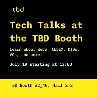 TBD Tech Talks July 19