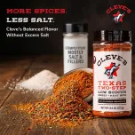 Cleve's Gourmet All Purpose Two-Step Seasoning, Sweet Heat Seasoning for Grilling & Cooking, Seasoning with Bright Herbs & Warm Spices