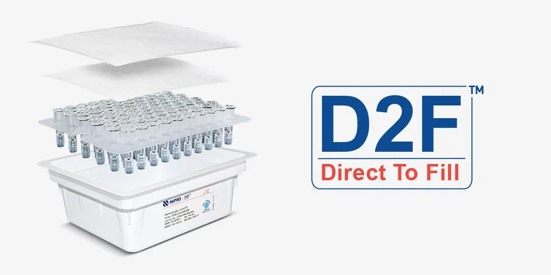 D2F(TM) Pre-fillable Glass Syringes