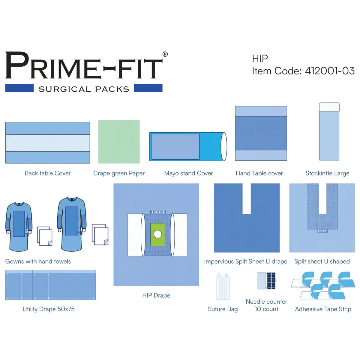 PRIME-FIT® HIP Surgical Pack