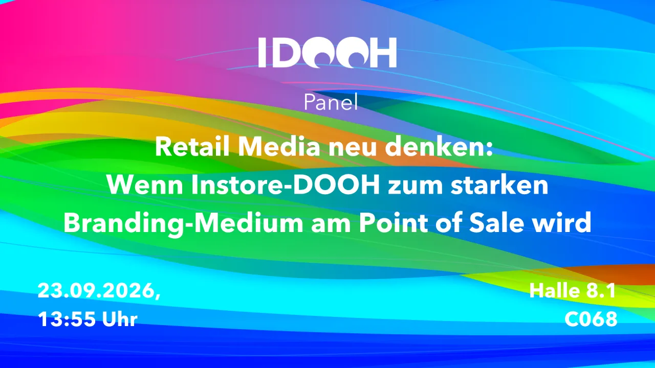 Retail Media neu denken: Wenn Instore-DOOH zum starken Branding-Medium am Point of Sale wird