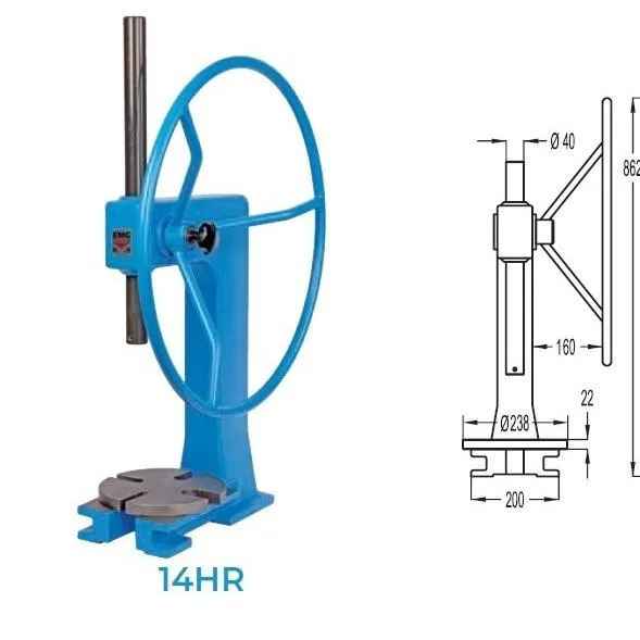 Prensa Manual Cremalheira
