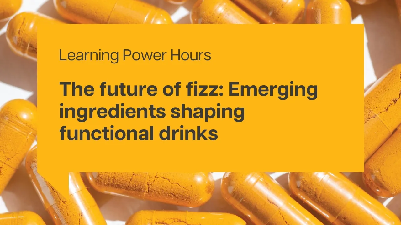 The future of fizz: Emerging ingredients shaping functional drinks