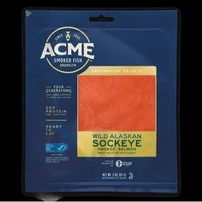 Wild Alaskan Sockeye Salmon, 3 oz. (MSC-Certified)