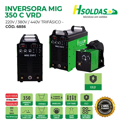 INVERSORA MIG 350 C VRD