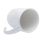 Canecas de Cerâmica Branca Com Alça Lua Para Sublimação 350ml