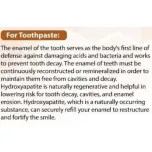 nano Hydroxyapatite for remineralization toothpaste and mouthwash