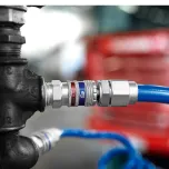 Engates eSafe para ar comprimido com desconexão em 2 estágios