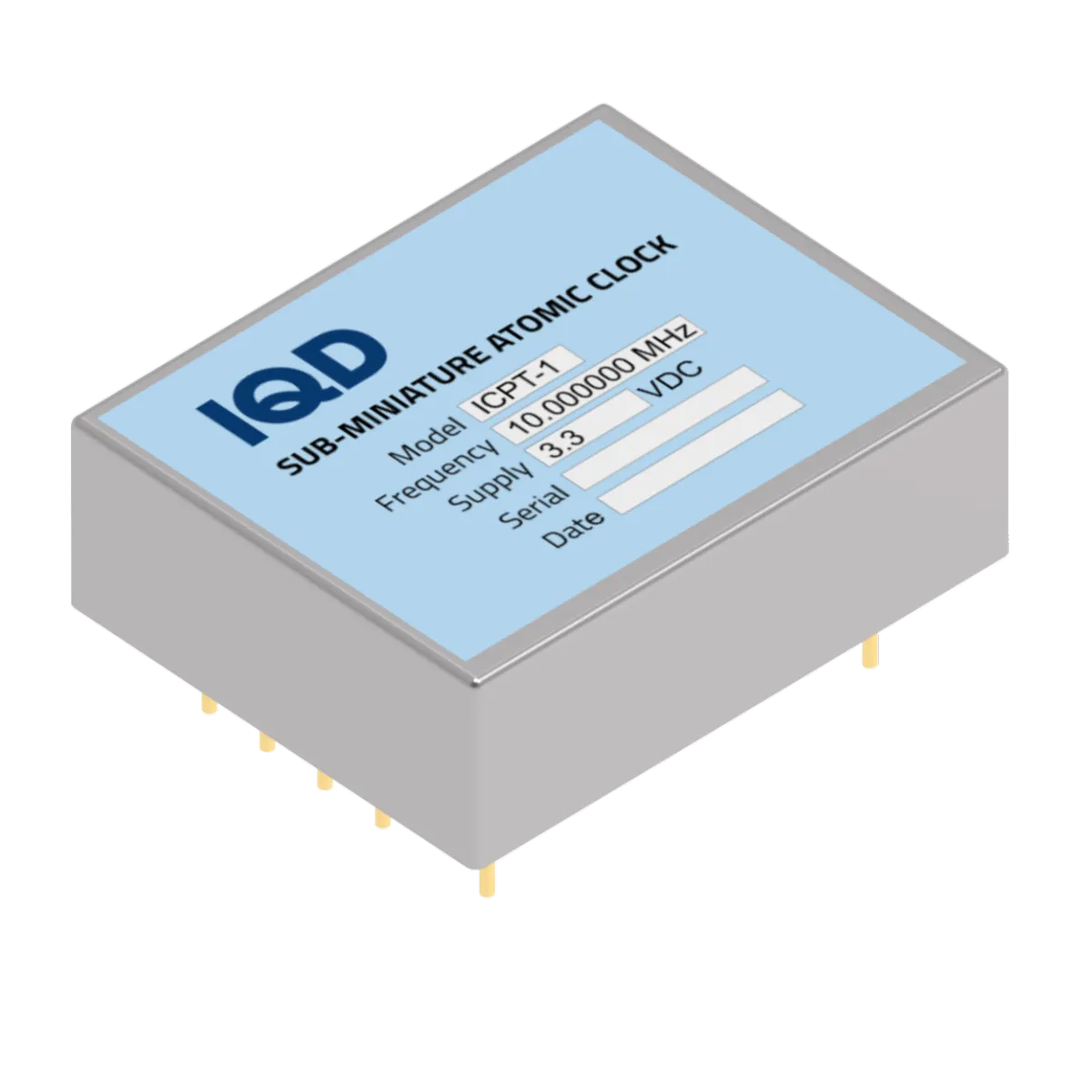 IQD's ICPT-1 Atomic Clock