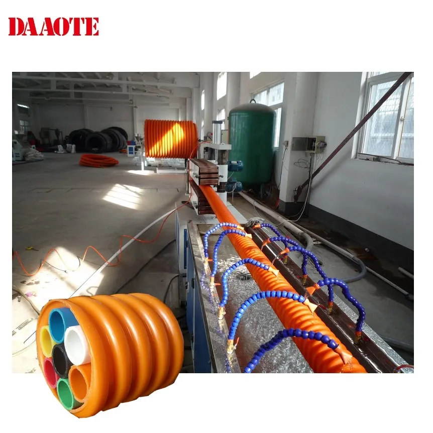 C.O.D Corrugated Optic Duct Pipes Extrusion Machine