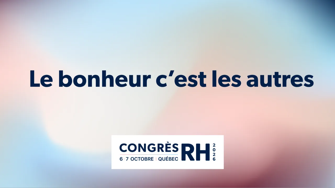 Le bonheur c’est les autres
