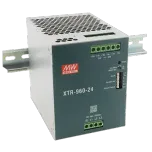 XTR Series 240W - 960W AC-DC 3Ø Input Ultra Slim Industrial DIN Rail Power