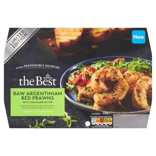 Morrisons Argentinian Red Shrimp with Chimichurri Butter