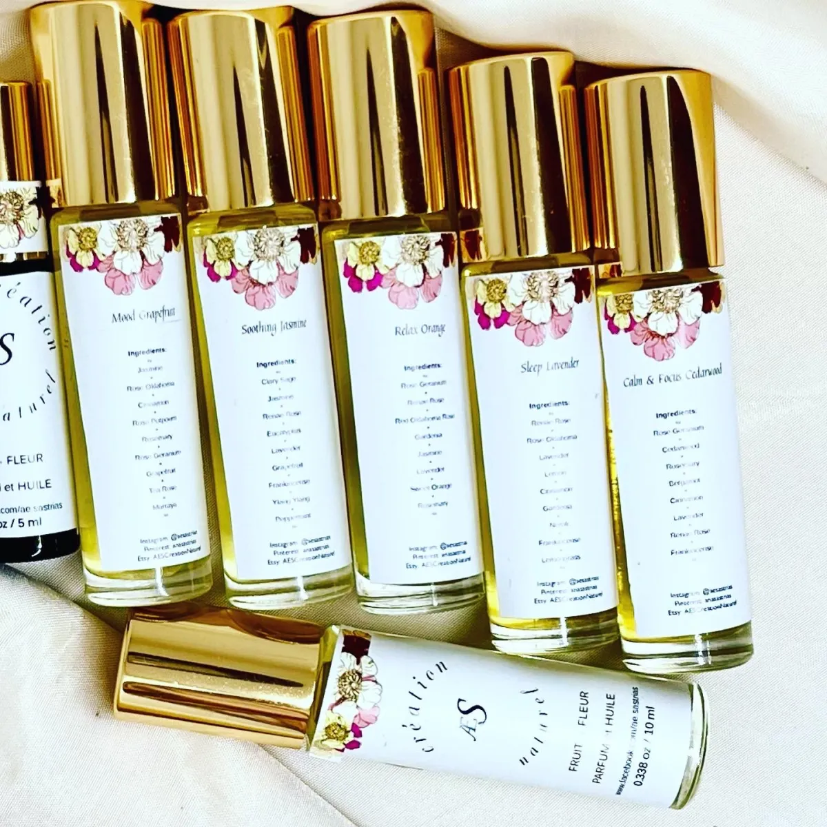WELLNESS set of Oil Perfumes in roll-on