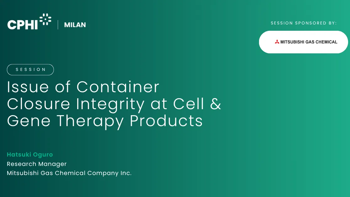 Issue of Container Closure Integrity at Cell & Gene Therapy Products