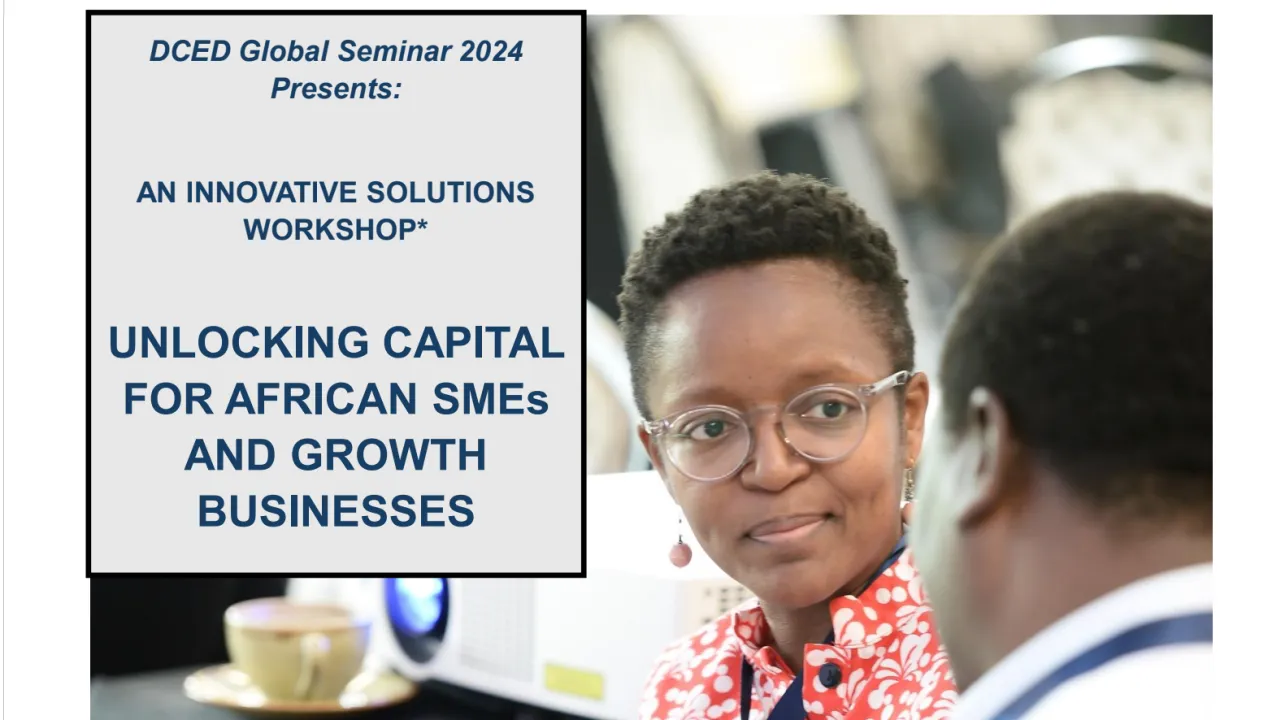 Innovative solutions workshop: unlocking capital for African SMEs and growth businesses, by the Collaborative for Frontier Finance