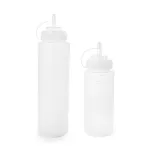 Bisnagas para molhos com tampa acoplada e sem 450ml, 720 ml e 1 litro