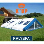 Abri gonflable K'Up pour chantier piscine