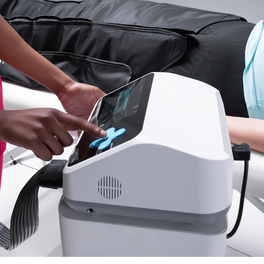 CarePump Expert8 DUO - 8-chamber, dual-channel device for lymphatic drainage (pressotherapy)